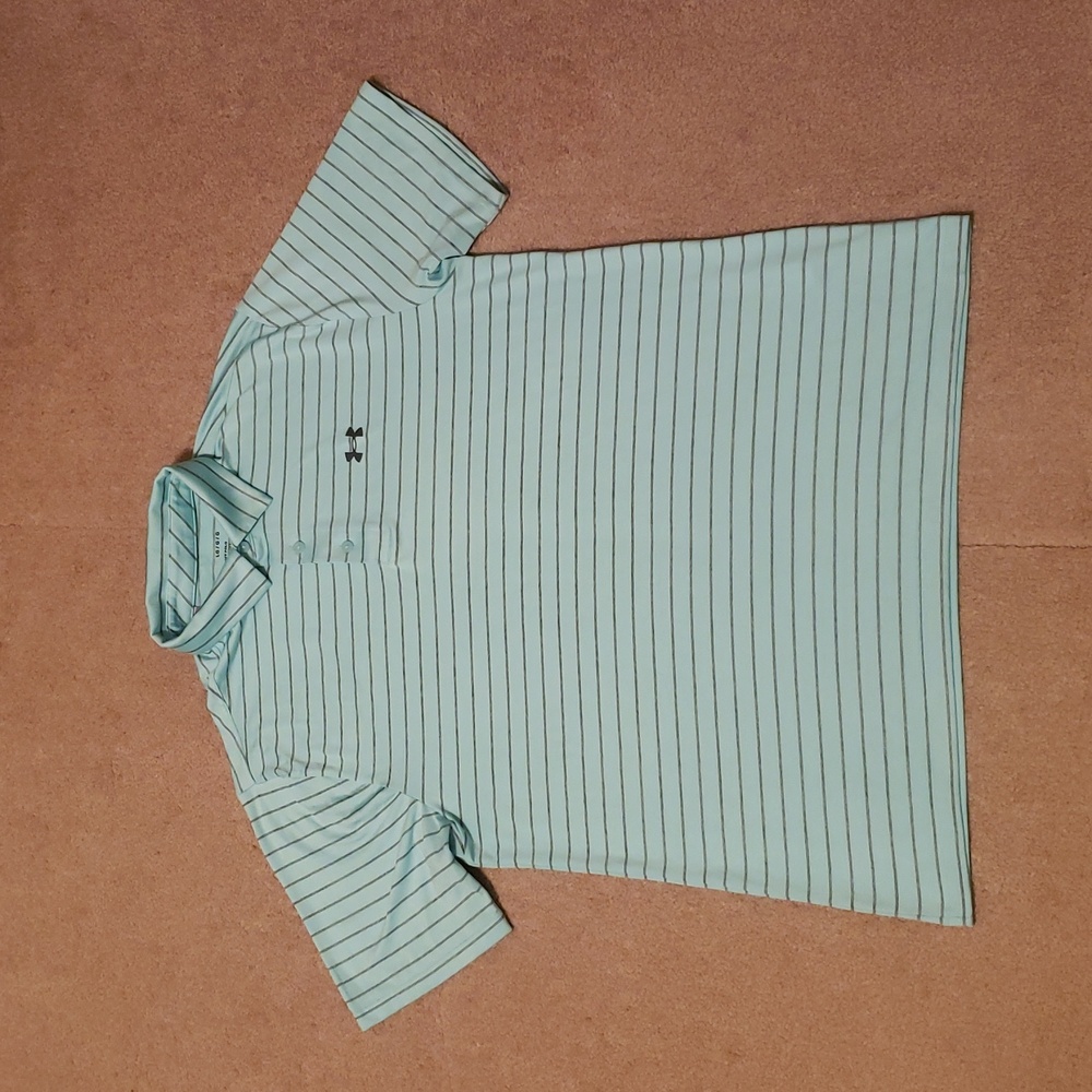 Under Armour Men's The Playoff Striped Polo Shirt